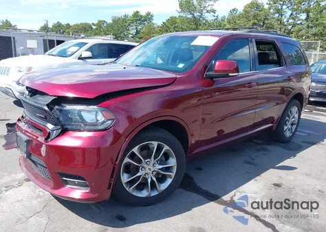 2019 Dodge Durango Gt Plus Awd z USA, uszkodzony, nr VIN 1C4RDJDG8KC651340